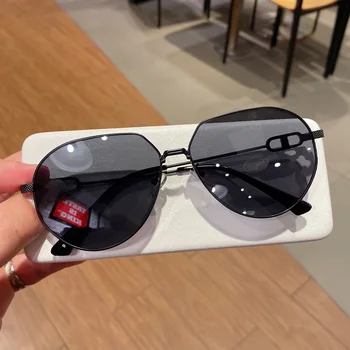 2022 Модерни дамски слънчеви очила Жаба, пилотни поляризирани очила за пътуване, фирмен дизайн, анти-uv UV400, ежедневни слънчеви очила за възрастни, жени, мъже