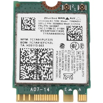 7260NGW 7260AC WiFi карта 2,4 G/5G BT4.0 04X6007 за X250 X240 X240S X230S T440 W540 T540 Yoga Y50