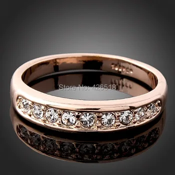 Alisouy, годежен пръстен цвят розово, бяло злато, наполовина вечно, Милгрейн, паве, CZ, кристални пръстени за жени, бижута