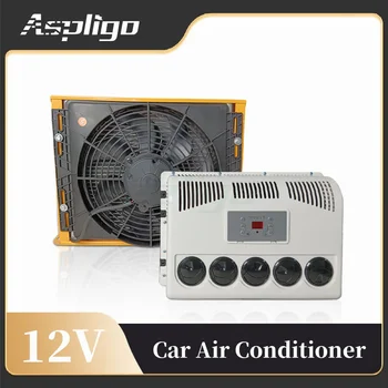 Aspligo 12, electric сплит-климатик за паркиране, автомобилен камион, хладилен климатик, 24-за каравана, на колата, на трактора
