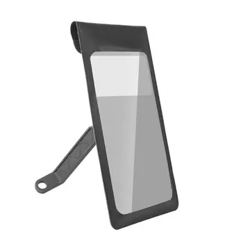 Bag-държач за телефон на велосипед, водоустойчива чанта за закрепване на телефона на волана, огледало за обратно виждане, пылезащитная, защищающая от разклащане чанта за телефон на открито