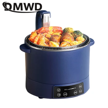 DMWD 3Л битова машина за приготвяне на храна Електрически ориз Автоматичен подвижен гореща пот От неръждаема стомана двойна котела за приготвянето на супа нагревател