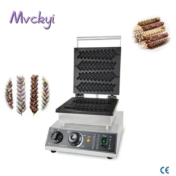 Mvckyi, 4 бр., търговски електрически пшенични гофрети пръчки, Lolley-попс, машина за приготвяне на топли ястия, антипригарная сгъваема форма за сандвичи