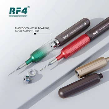 RF4 RF-SD10 Сверхтвердый Комплект Отвертки с двойно подшипником, Точност Болт За Ремонт на iPhone Часа, Демонтаж Часа, Разтоварване Отвертка