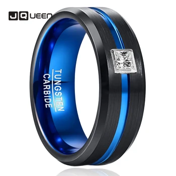 Годежен пръстен изискан основен цвят с истински диамантен пръстен 0,3 карата, мъжки пръстени, годежни пръстени, от настоящето, волфрамов карбид, мъжки пръстен