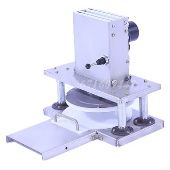 Електрическа машина за пресоване на тесто за пица от неръждаема стомана, машина за раскатки тесто за палачинки