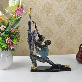 Класически балет за скулптура отношение на Статуята на балерина от полирезина ръчно изработени, декор за танци, сувенири, подаръци и декорации за бродерия, аксесоари