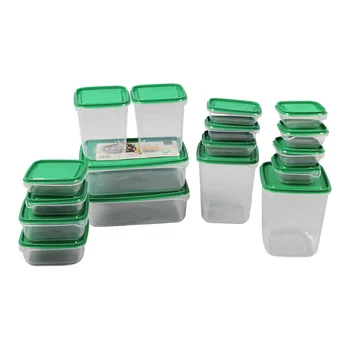 Контейнер за съхранение на храна с различни размери пластмасов контейнер за хладилник премиум-клас, защитени от течове, широко приложение за зърно