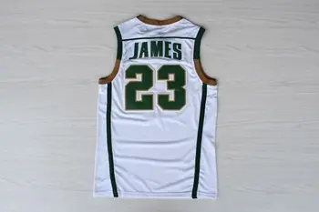 Мъжки баскетболен майк rish High School #23 James най-високо качество с бродерия