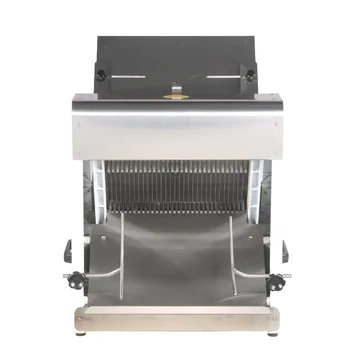 Търговска машина за нарязване на хляб, ломтерезка за тостер, електрическа многофункционална машина за рязане от неръждаема стомана, професионална ломтерезка