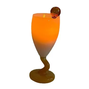 Чаша за вино в европейски стил, луксозен купа, витражный чаша за коктейл, чаша за чай, сок, бонбони, чаша за водка, подарък
