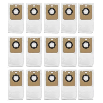 15 бр. сменяеми торбички за прах за Xiaomi Dreame Dreame Bot D10 Plus RLS3D робот-прахосмукачка торбички за прах, чанта за почистване