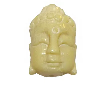 20-30 мм и бяла глава на Буда, издълбани окачване от естествен корал