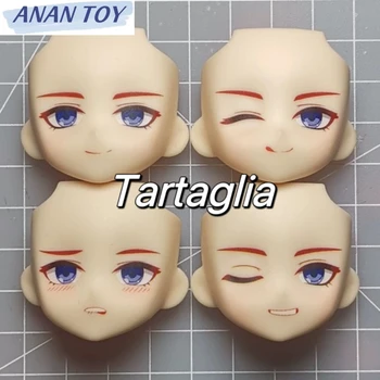 Genshin Impact Tartaglia Ob22 Ob24 Кукла за лице, стикер с вода ръчно изработени, готови предна панел, аниме игра, аксесоари, играчки за cosplay