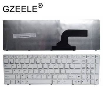 GZEELE НОВА Бяла Клавиатура за лаптоп с американската Us Asus X75VD1 X75VD X54H X54HY X54HR Z54 N73JG N73JQ N73SM N73SV A52D A52DE