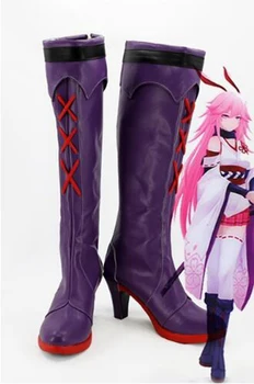 Honkai Impact 3 Yae Sakura, обувки за cosplay, аксесоари, костюми, обувки за парти в чест на Хелоуин за възрастни жени, обувки на висок ток