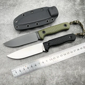 PF Директен фиксиран нож за оцеляване в джунглата с ножнами, туристическа ловно тактическо облекло, преносими джобни ножове за самозащита