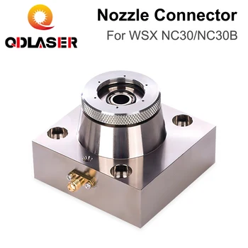 QDLASER WSX Конектор за рязане на влакно, капацитивен сензор, керамични титуляр за WSX NC30 NC30B, лазерна корона, метална режещата част