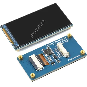 Raspberry Pi 1,9 инча LCD ДИСПЛЕЙ SPI Интерфейс IPS Дисплей Модул 262 На Цветове на екрана 170×320 Разделителна способност за Arduino / STM32