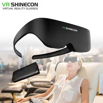 Shinecon VR AI08 4K Слушалки Гигантски Екран Стерео Кино IMAX 3D Очила Pro Очила за виртуална реалност VR всичко-в-едно система