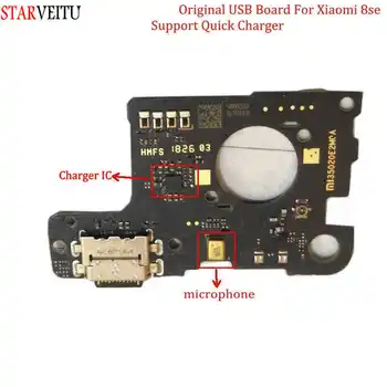 STARVEITU за Xiaomi Mi8 SE Първоначалната такса USB Гъвкав кабел за зарядно устройство Конектор Подкрепа микрофон Бързо зарядно устройство за свързване на компютър