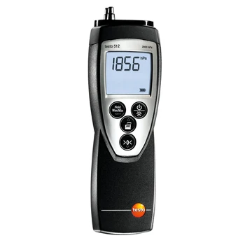 Testo 512 Тестер за налягане и дебит от 0 до 2 ГПа Цифров манометър измерване на диференциално налягане 0560 5126