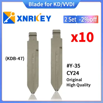 XNRKEY 10 бр Y-35# CY24 Оригиналното качество на нож за смяна на дистанционно ключ KD/VVDI Метално празно неразрезное нож