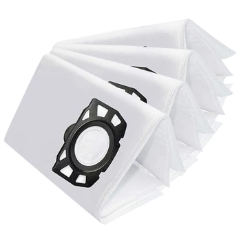 Бял нетъкан действа парцал чанта е подходяща за прахосмукачка Karcher Wd4/Wd5/Mv4/Mv5 Easy Filter Hepa Filter
