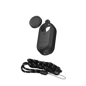 За Insta360 GO3 Силиконова капачка за обектива на камерата с палеца, защитен калъф, каишка