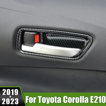 За Toyota Corolla E210 2019 2020 2021 2022 2023 Хибриден ABS Колата Вътрешна Врата копчето Купа Отрежете Стикер за Декорация на Кутията Аксесоари