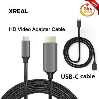за аксесоари Nreal Nreal Air 2 Smart Xreal AR Glasses Кабел HD-видео карта и Пълнофункционален Интерфейсен кабел за USB-C