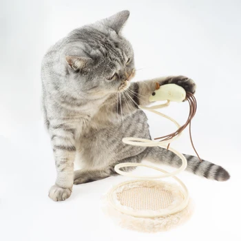 Забавна пролетно играчка във формата на мишка/топчета/рибки за котки и устойчив на укусам котенца, играчки за котки, стоки за домашни любимци, стоки за дропшиппинга