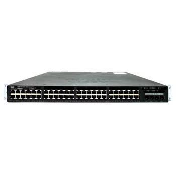 Използвани основни мрежови суичове WS-C3650-48PS-S Катализатор на серия от 3650 48 x 10/100/1000 POE 4x1G с асцендент IP връзка