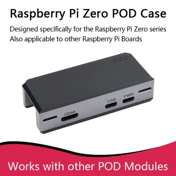 Калъф Raspberry Pi Zero POD за дънни платки от серията Raspberry Pi Zero/Zero WH/Zero 2 W, работи и с други модули Zero POD