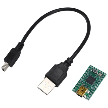 Малка 2,0 USB AVR ATMEGA32U4 такса за разработка U disk експериментална платка с кабел за данни за Arduino