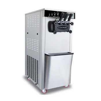 Машина за приготвяне на сладолед мека търговски електрическа трехкомпонентная кухненски уреди, голяма мощност 220 v/110