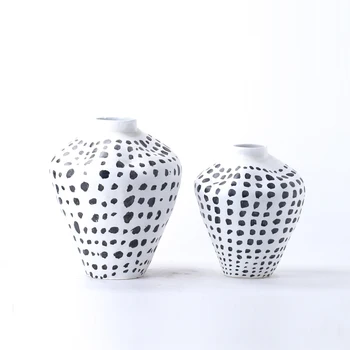 Модерни керамични вази, офис аксесоари, вази за сухи цветя, естетична ваза Икебана, керамично украса за дома луксозни YY50HP