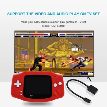 Най-новият 32-Пинов GBA HDMI-съвместим Адаптер HDTV Конвертор на ПХБ в министерството на отбраната, Определени За 32-Контакт конзола Gameboy Advance GBA