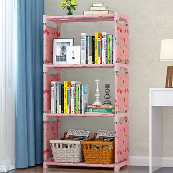 Направи си САМ Проста bookshelf срок на Съхранение за Деца, Лесна за Сглобяване на шкафове От нетъкан текстил Шкафове Детски Начало Декор Мебели за дома