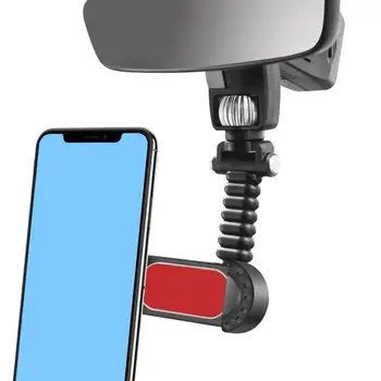 Огледало за обратно виждане Притежателя на телефона, за мобилен телефон и GPS титуляр на Универсален въртящи регулируема плъзгаща се автоматична притежателя на телефона