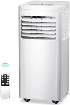 Преносим климатик, мощен домашен устройство ac капацитет от 8000 BTU с вграден режим изсушаване и вентилатор, охлажда 350 Кв.. Фута, Функционален Още