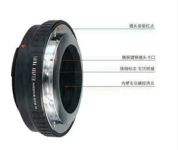 Преходни пръстен Nikon/S-eosm за обектив nikon S contax RF към беззеркальной фотоапарат canon EOSM EF-M efm eosm/m1/m2/m3/m5/m6/m10/m50/m100