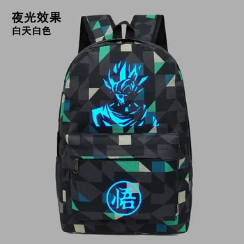 Светлинен Dragon Ball Tide брандираната училищна чанта за по-малките ученици, аниме, периферна раница, мъжки и женски тенденция