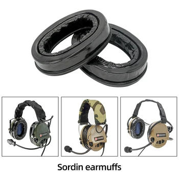 Тактическа слушалки, силиконови амбушюры, съвместими със слушалки на MSA SORDIN, защита на слуха за лов на открито, страйкбол, спорт