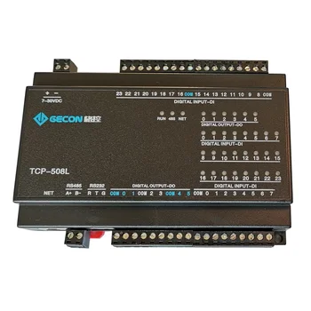 Цифров вход 24DI, 6-лентов релеен изход DO, модул RJ-45 Ethernet TCP, контролер Modbus