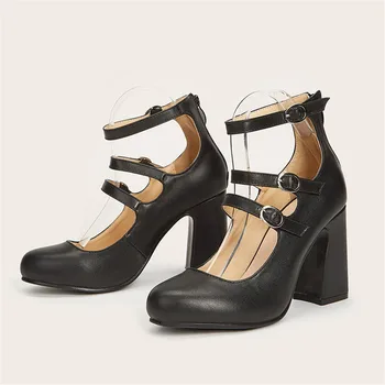 신발 лоферы 2023 тенденция женски sandalias de tacon para boda буци heels Континентален Китай GLADIATOR Super High (8см-up) Square heel 